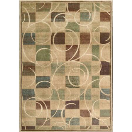 NOURISON Expressions Area Rug Collection Beige 3 Ft 6 In. X 5 Ft 6 In. Rectangle 99446578204